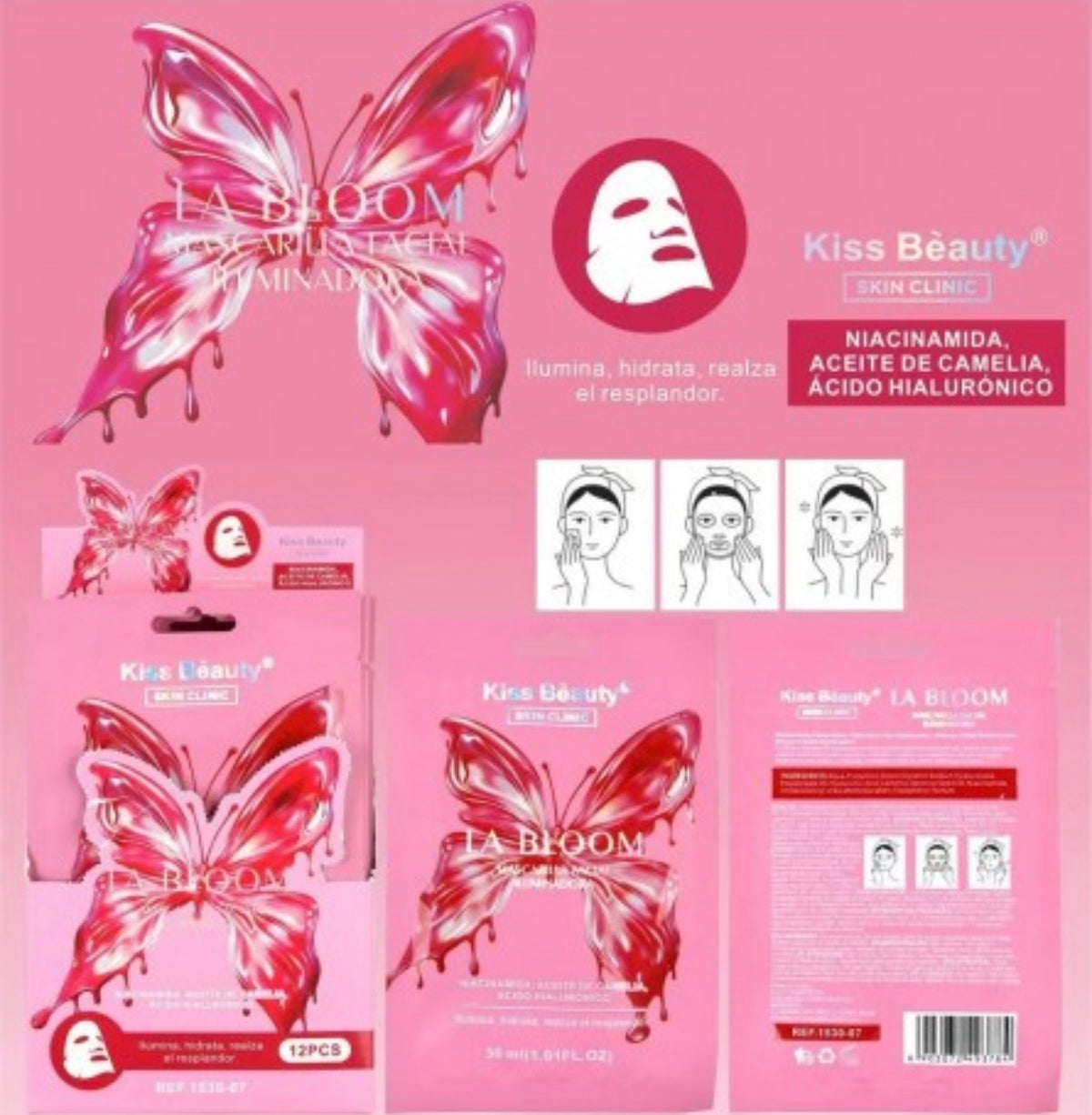 MASCARILLA FACIAL ILUMINADORA LA BLOOM
