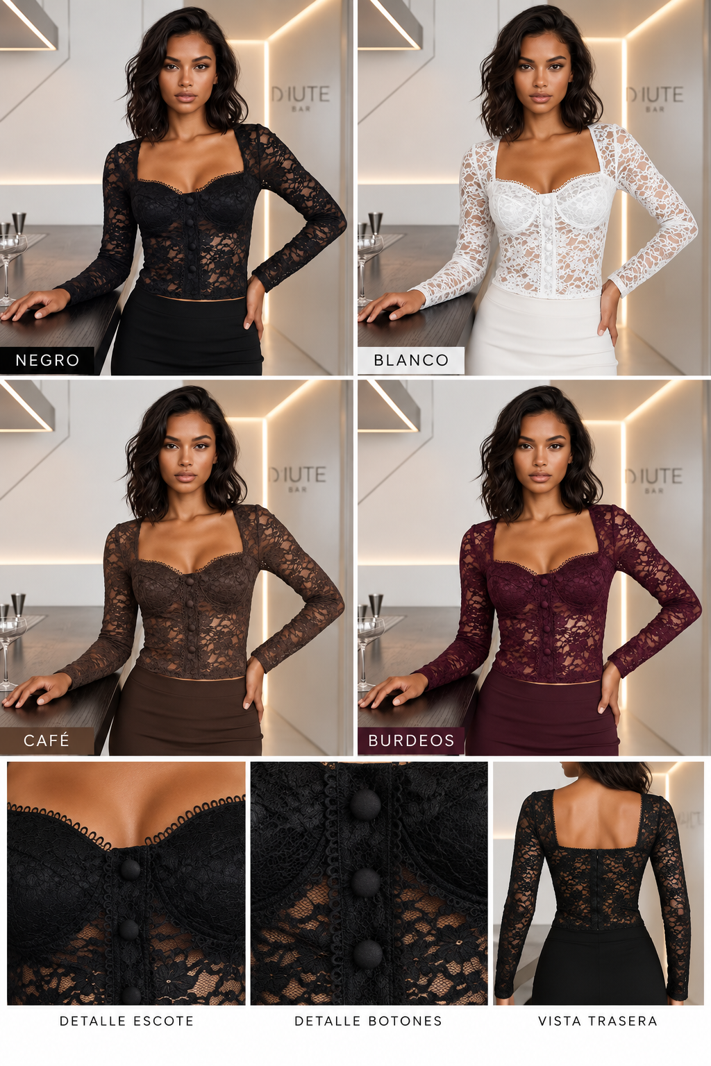 Top encaje victoria