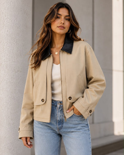 Chaqueta estilo barbour