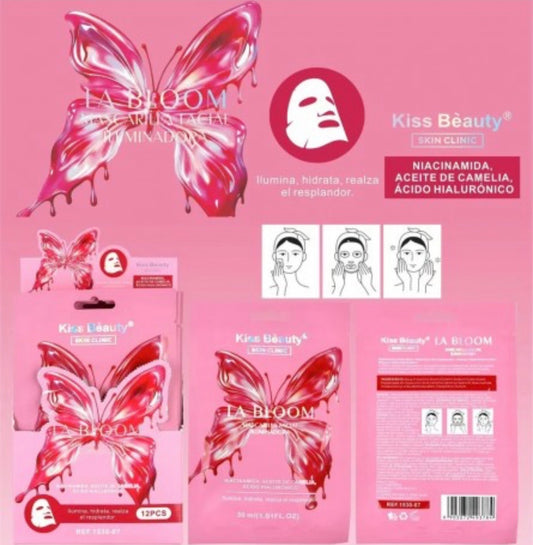 MASCARILLA FACIAL ILUMINADORA LA BLOOM