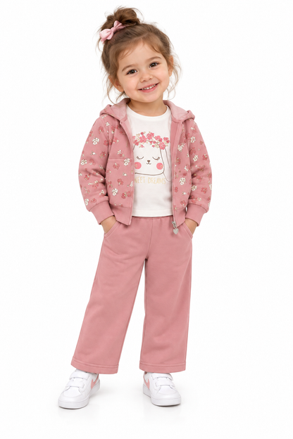 Chandal niña flores