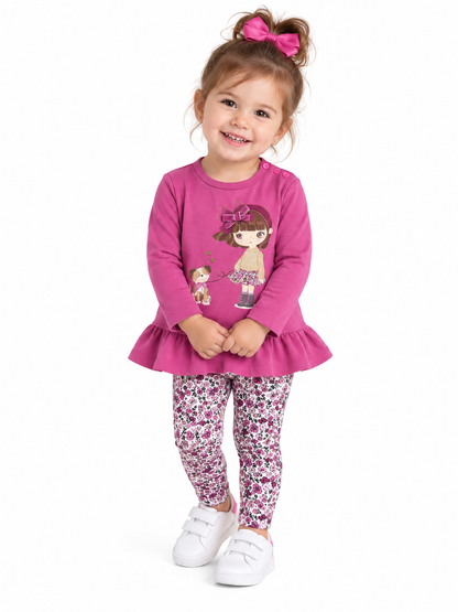 Chandal niña pink girl