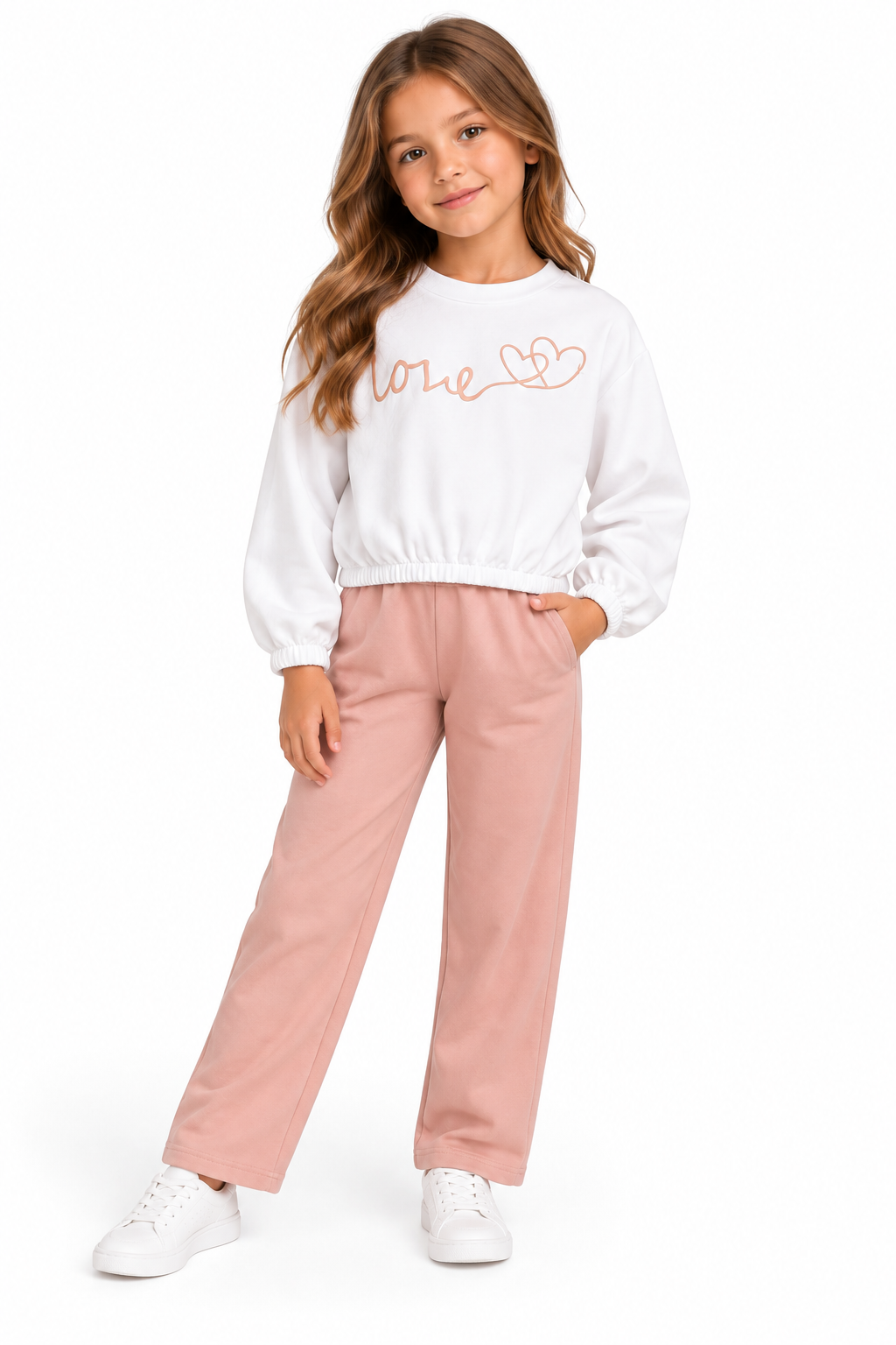 Conjunto niña love