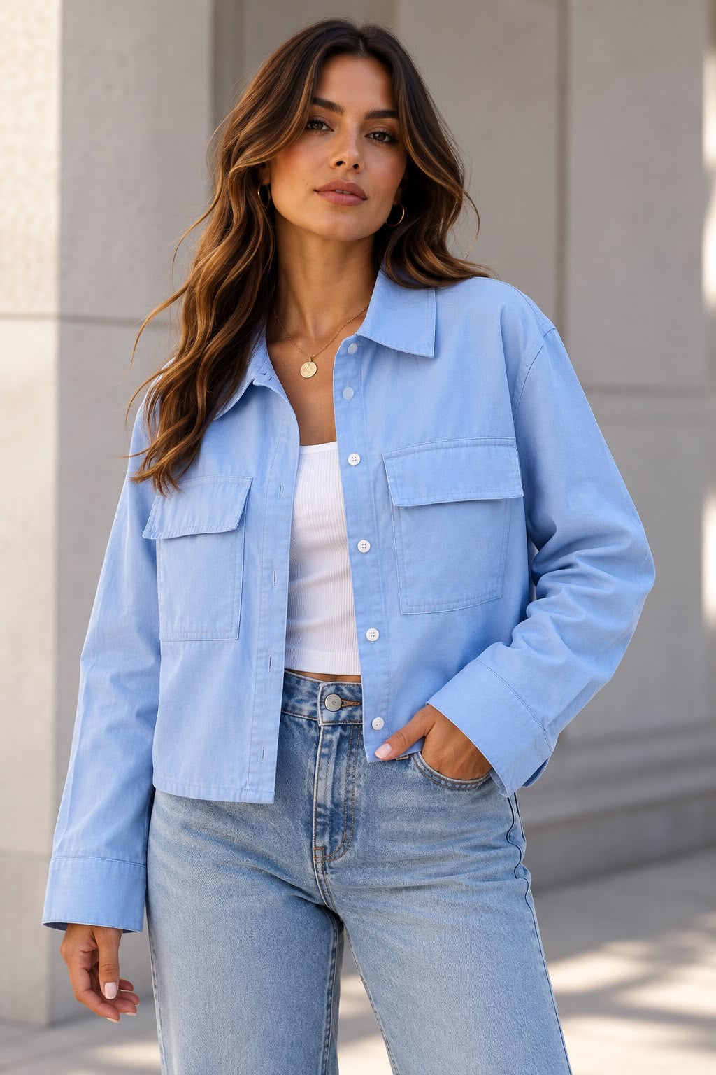 Camisa bolsillos Marta