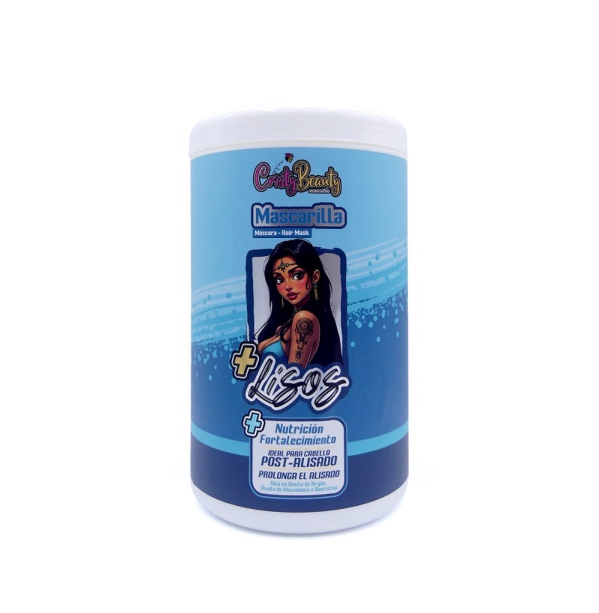 Mascarilla pelo liso