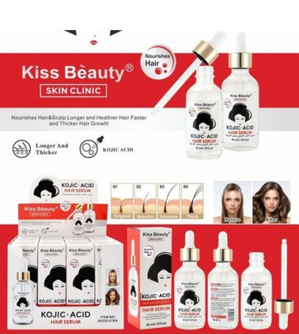 SERUM CABELLO ACIDO KOJICO
