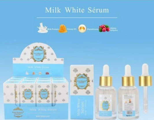 Sérum facial milk white
