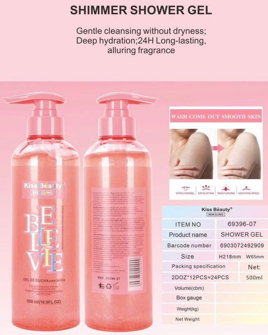 Gel de ducha belle vie glither