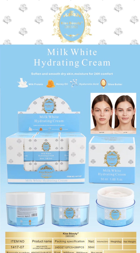 Crema hidratante milk white