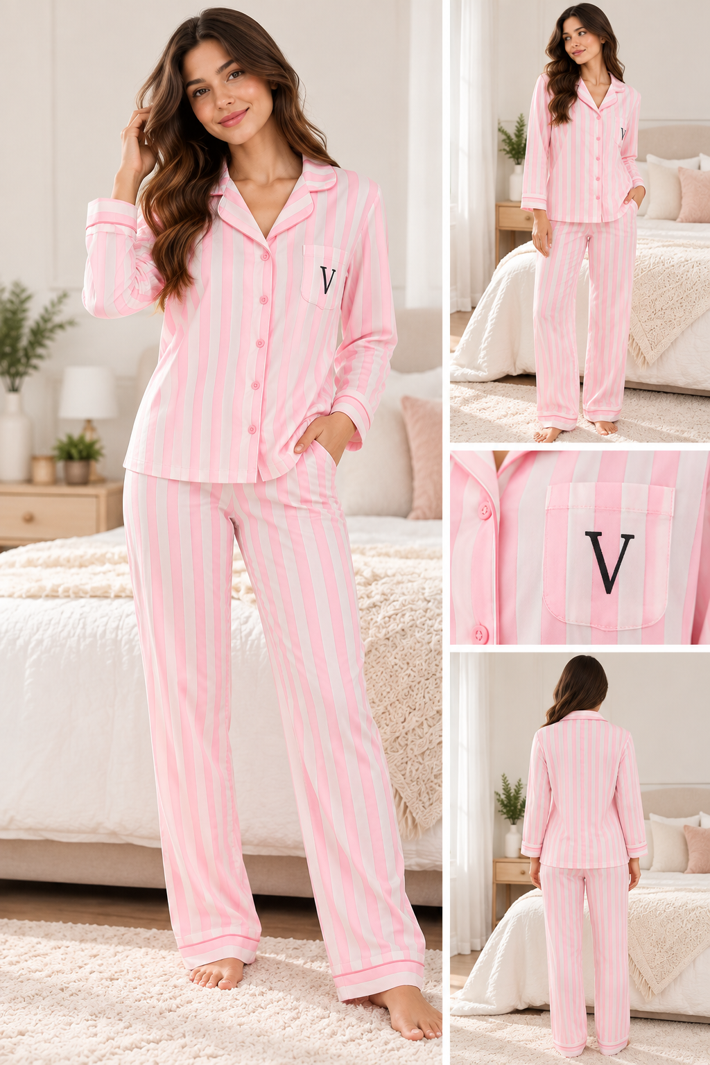 Pijama rayas Vicky