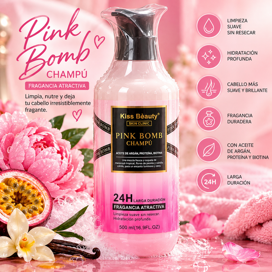 Champú pink bomb