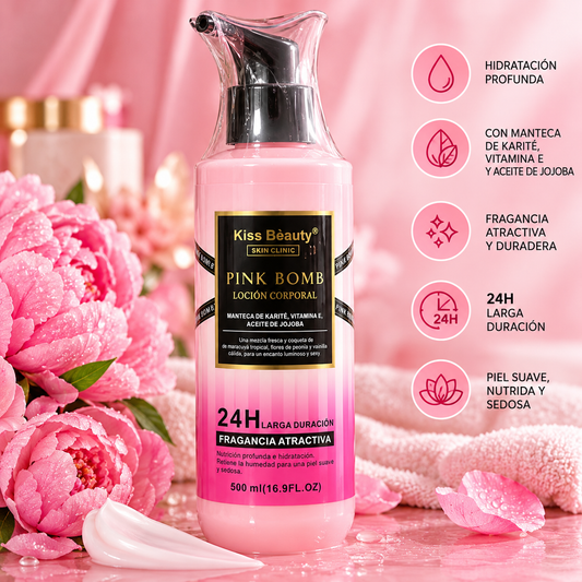 Loción corporal pink bomb