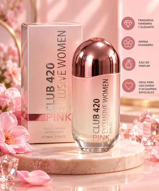 Perfume cápsula rosa