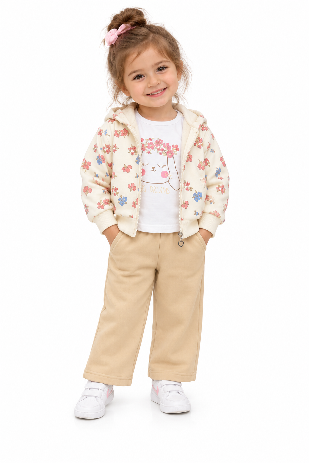 Chandal niña flores