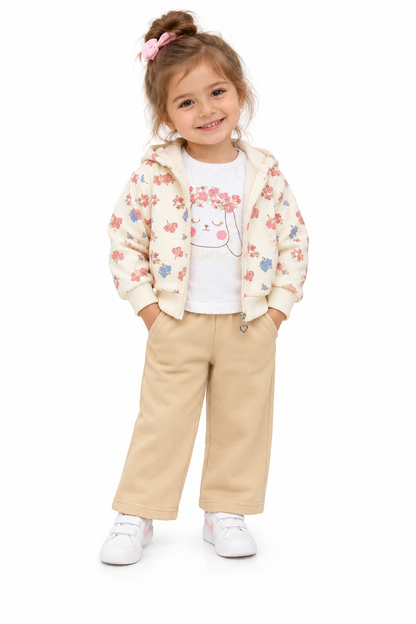 Chandal niña flores