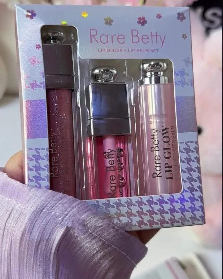 Set de labios Rare Betty de 3 piezas - Rosa