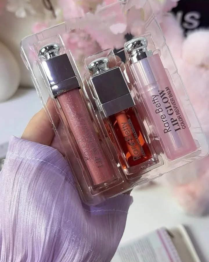 Set de labios Rare Betty de 3 piezas - Melocotón