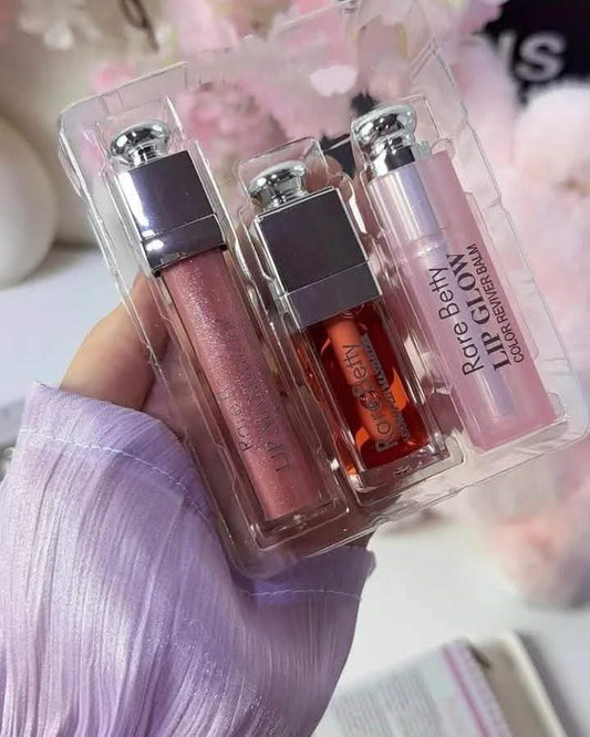 Set de labios Rare Betty de 3 piezas - Melocotón