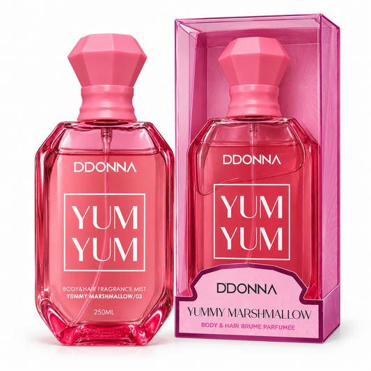 DDONNA Yum Yum Yummy Marshmallow 03 bruma cuerpo y cabello 250 ml con estuche