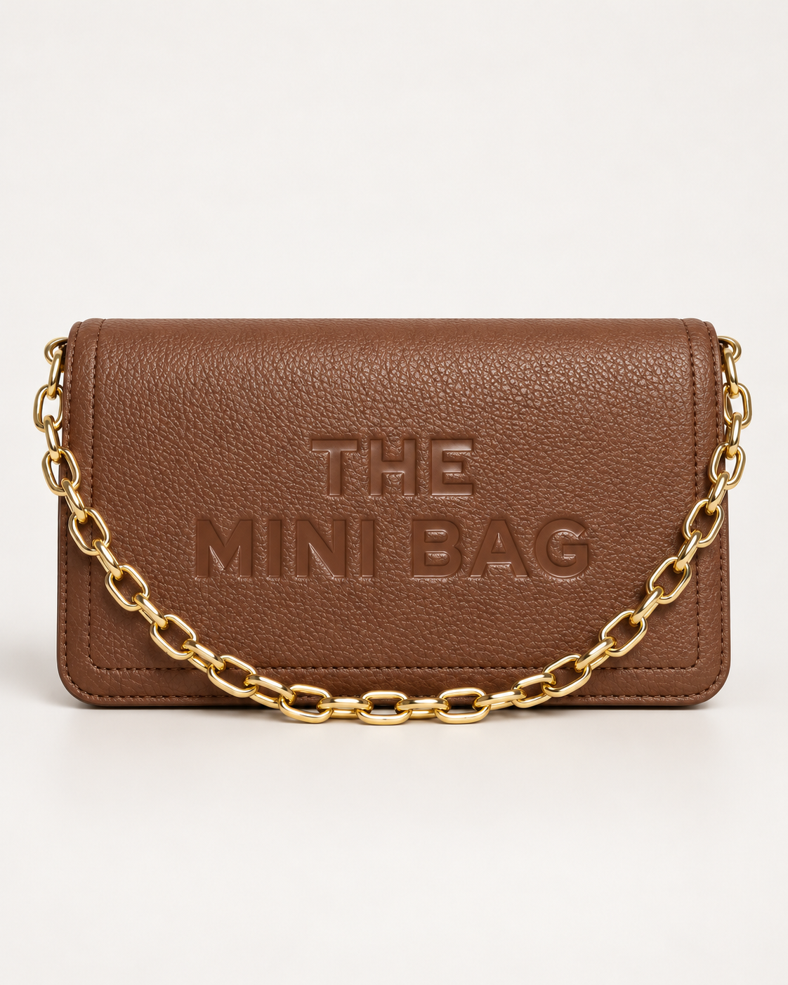 Bolso THE MINI BAG en color Marrón chocolate